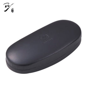 Oval convex hard shell glasses case