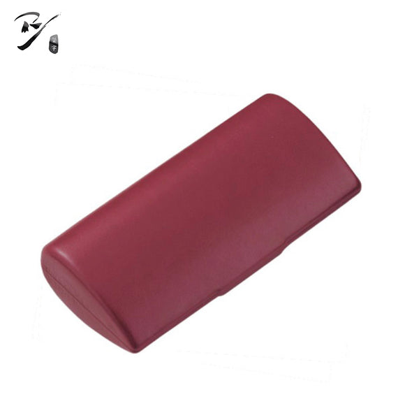 Taper shaped hard shell glasses case with handle