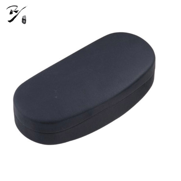 Wide oval convex hard shell glasses case